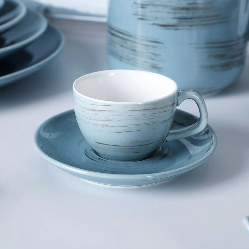 Special Event Crokery Dinnerware Set Blue, Ceramic Tableware For Wedding, Restaurant Catering Dinner Set Porcelain^