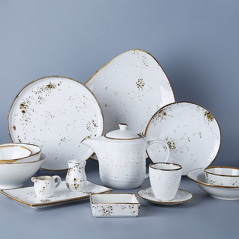 Crokery Resort Chinese Tableware, Plates Sets Dinnerware Wedding, Royal Crockery Porcelain Dinnerware Sets!