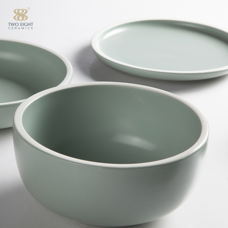 Wholesale Price 20pcs grey french modern dinnerware sets porcelain
