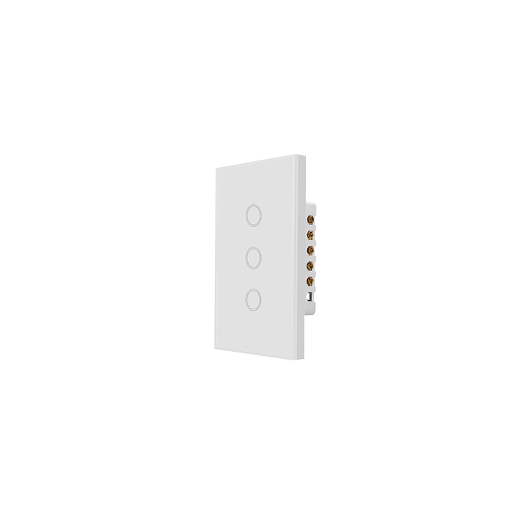 2020 US Standard Standard Switch Wall Touch Switch Luxury White black Gold Crystal Glass, 1 Gang 1 Way Switch, AC 90-250V