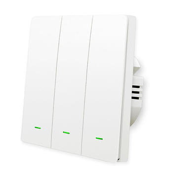 Smart Life APP EU Standard Smart Wall Light Wifi Switch Press Button 1 Gang Smart Touch Wifi Wireless Power Switch
