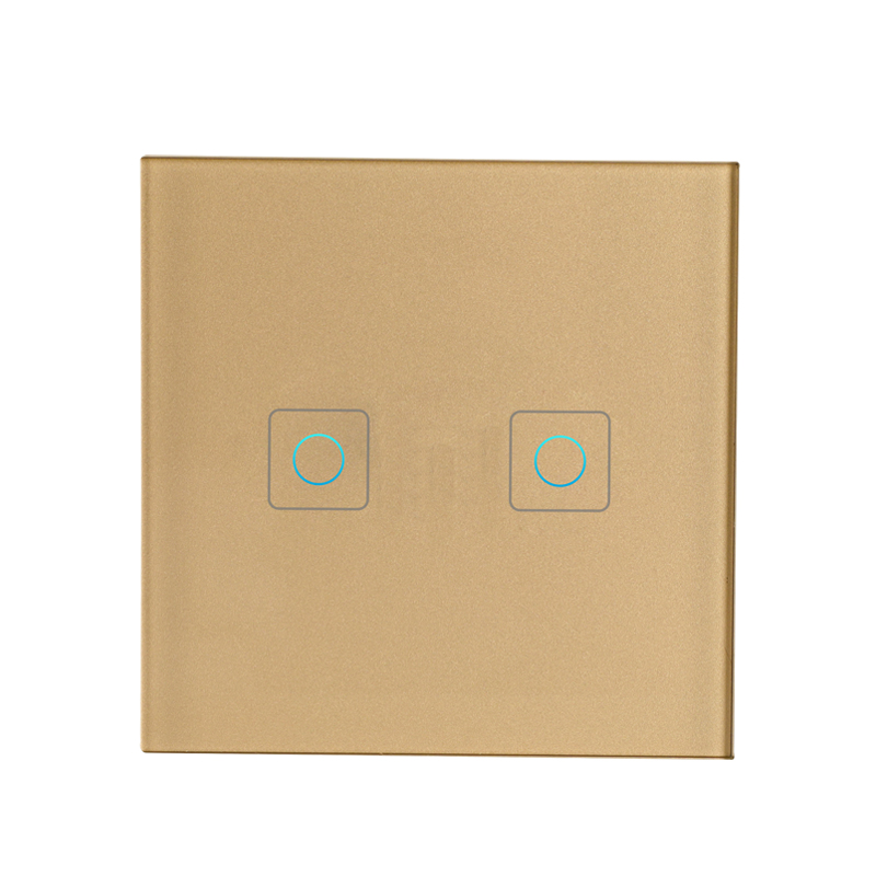 High Quality 170-250V 10A Wifi Light Wifi Smart Switch Glass Touch Panel Light Switch for Mobile Phone APP Control