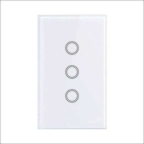 2020 US Standard Support app and voice control 3 Gang 10A Touch Smart electrical Light Wall Switch