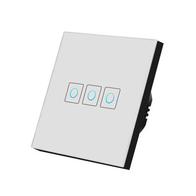 2020 UK glass smart wall switch RF433 touch control UK US EU new arrival light home switch