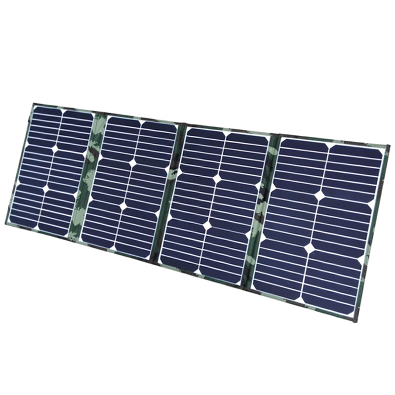 Sunpower Portable Power Inverter Fabric Camouflage Flexibility 80w Camping 60w Folding Solar Panel