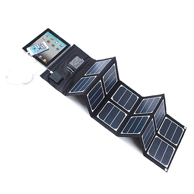 Charger 65w Custom Logo Cells 60w Module 50wp Bendable Monocrystal 50mm Foldable Solar Panel 45w