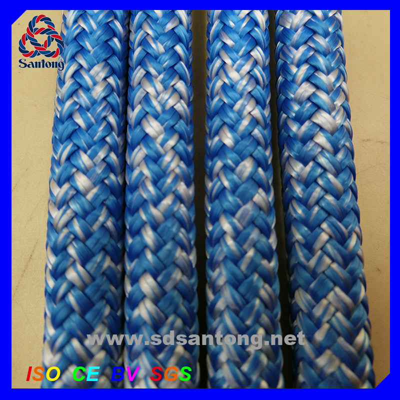 New packing 8mm HMHDPE braided Reflective tent rope