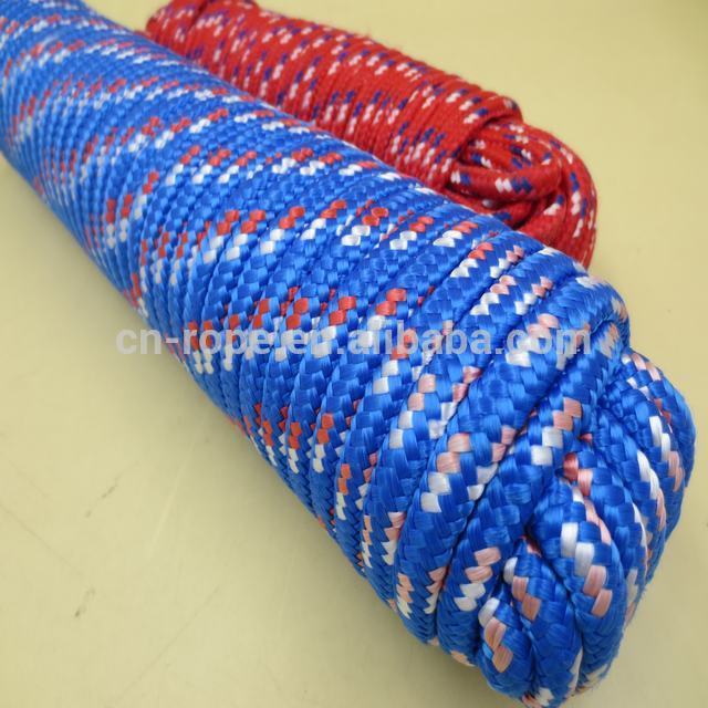 New packing 8mm polyester braided Reflective tent rope