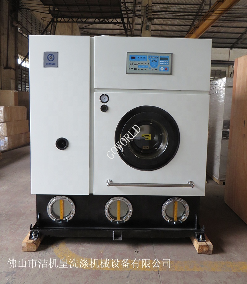 10kg steam heating laundry dry cleaner(washer,dryer,flatwork ironer) for Burundi
