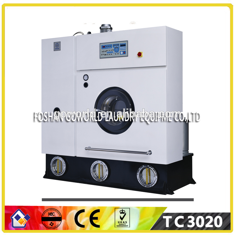10kg steam heating laundry dry cleaner(washer,dryer,flatwork ironer)