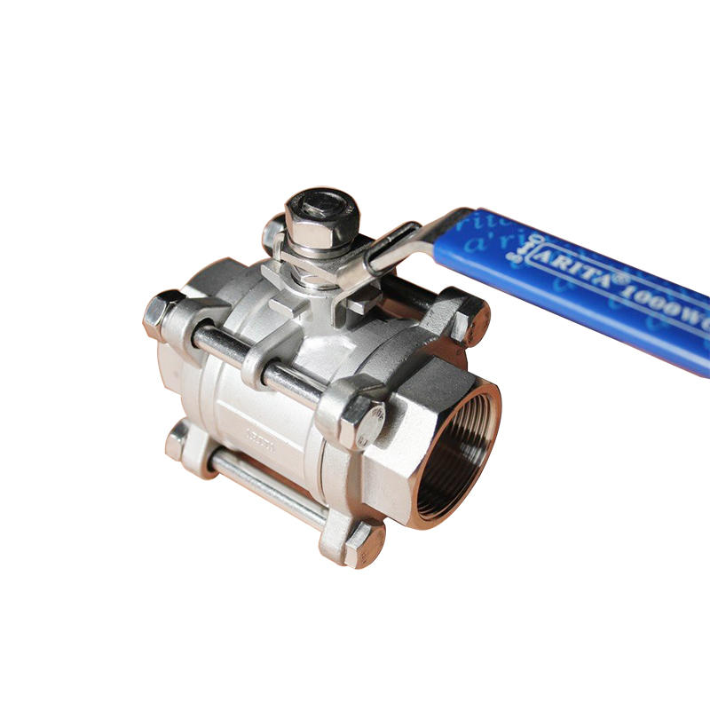 Manual Operation SS304 SS316 1000 WOG Stainless SteelFemale 3 PC Ball Valve