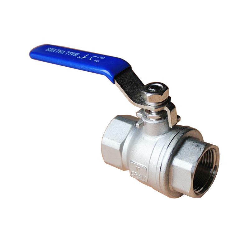 Slivery CF8M 2PC 1000 WOG BSP Economical Stainless Steel Ball Valve