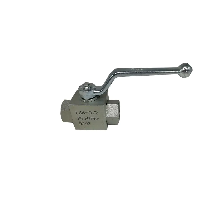 Automation componentHydraulic silk valve KHB-G1-2 1/2 inchHigh pressure ball valve