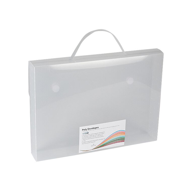 Wholesale Office And School Use Pp Plastic Organizer File Box with Buttons