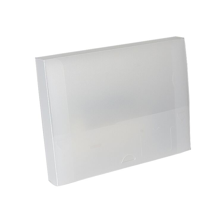 Eco-friendly A4 Size Clear PP Plastic File Box PP Document Box for Office And School