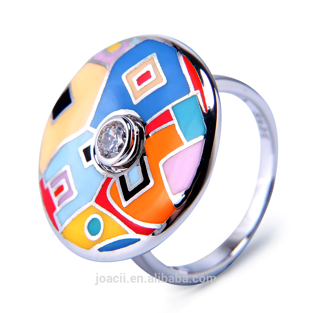 Joacii 925 Sterling Material And Gemstone Rings Type Silver Diamond Ring