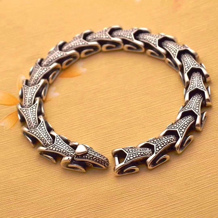 Sterling Silver Personalized Snake Jewelry Bracelet