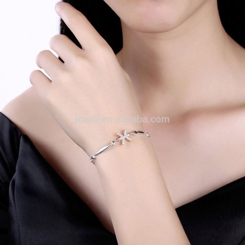 Sterling Silver Fashion Jewelry Charm Bracelet