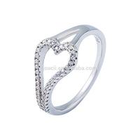 Joacii 925 Diamond Engagement Sterling Silver Ring Jewelry Women With Joias Banhadas A Ouro