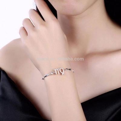 Virgo Design Women'S 925 Sterling Silver Chain Bracelet With Gioielleria