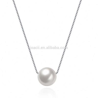 Joacii 18K Plated Jewelry 925 Silver Pendant Pearl Necklace With Gioielleria