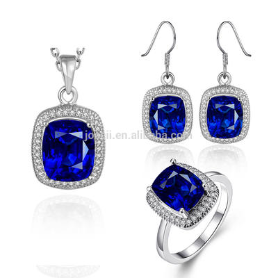 Joacii New Arrival 925 Sterling Silver Wedding Jewelry Sets with AAA CZ Zircon Stones