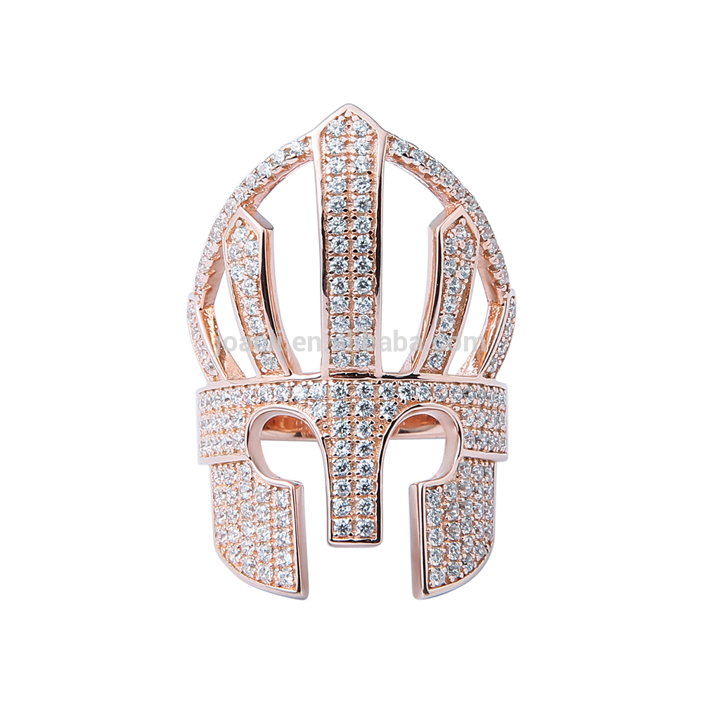 Joacii Fashion Finger Gold Stone Design Ring For Men