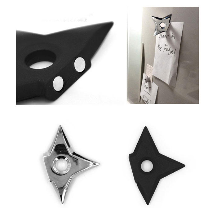 Decorative creative zinc alloy silver plating 3D metal darts star shapefridge magnet