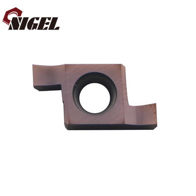 Indexable tungsten carbide insert for groove processing