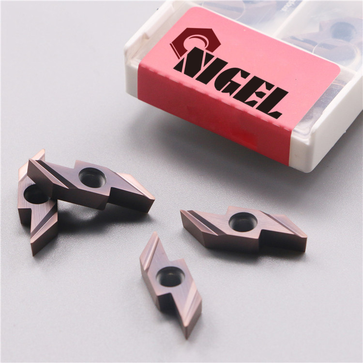 Indexable cnc grooved milling carbide inserts for handle tools
