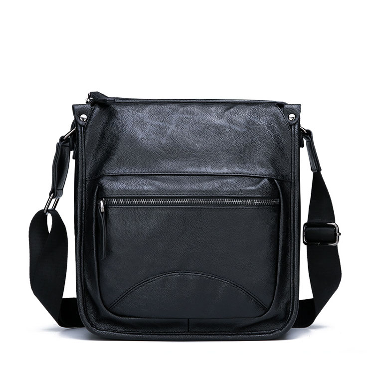 Waterproof High Quality Leather Messenger Bag Mens Shoulder Bag