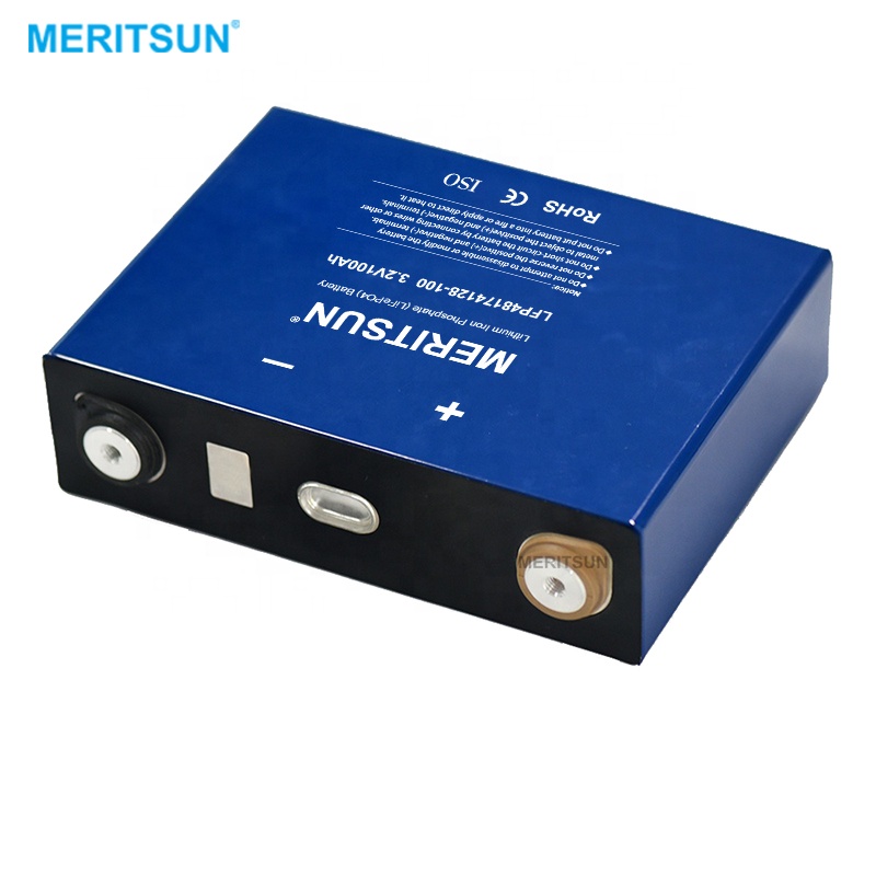 MeritSun 3.2V 50Ah 80Ah 100ah Lifepo4 battery Cell for Solar system Camping  Car Yacht-MERITSUN