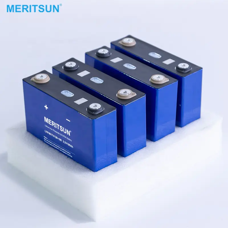 MERITSUN 3.2v 80ah lithium ion high capacity lifepo4 rechargeable Prismatic battery lifepo4 cell for solar