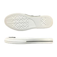 Fashionablewhite head wrapped cold glue vulcanized rubber sole for casual wear