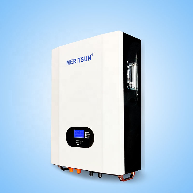 MeritSun Lithium Ion Battery Pack 48V 51.2V 100ah 150ah 200ah Power Wall 5kwh  10kwh Powerwall Home Battery-MERITSUN