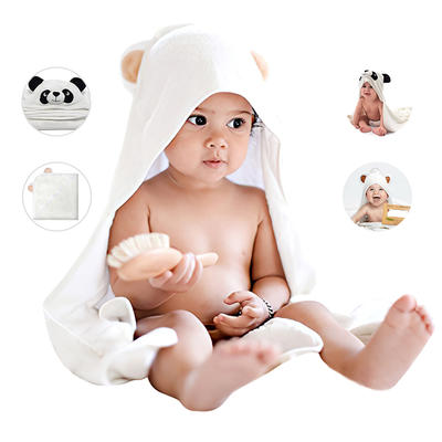 baby hooded towel bamboo thick Terry part for bathing