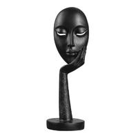 Holiday Decoration Europe White Black Face Statue Figurines With Arm