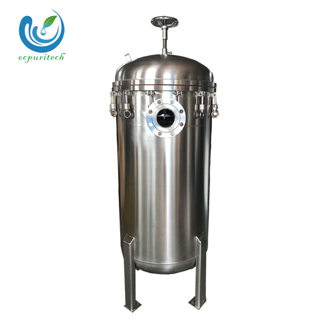 Sanitary GradeSUS 304 stainless steel Bag Filter housing of water treatment
