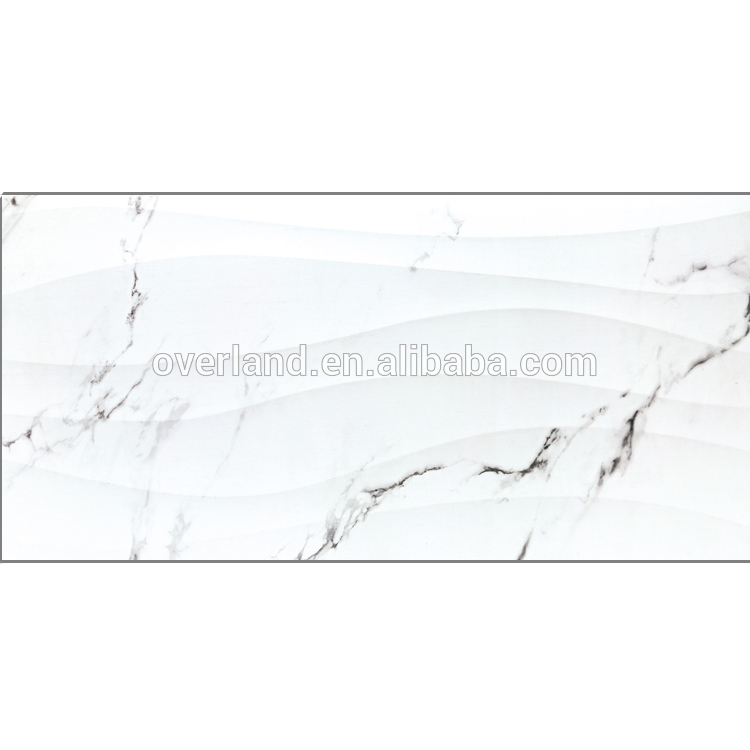 Foshan wavy white wall tile