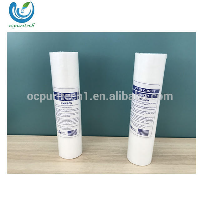 New type 10 inch needling 1 micron / 5 micron water filtration PP filter cartridge