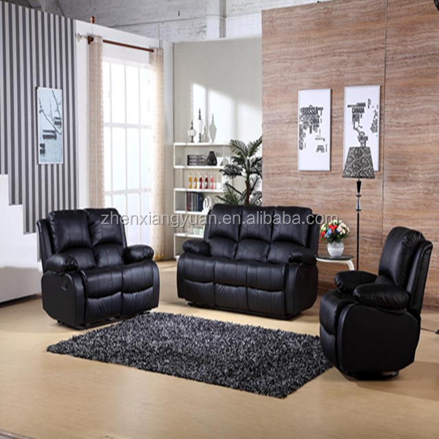Compact Style Modern Recliner Sofa Set