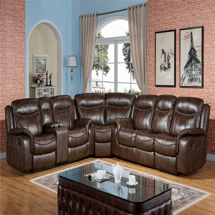 2019 luxury corner sofa living room sofa air leather furniture