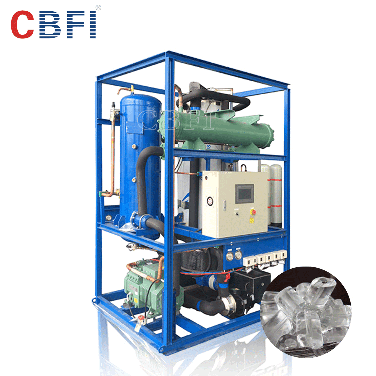 CBFI widely using industrial tube ice machine TV30 for hotel 3 tons daily capacity