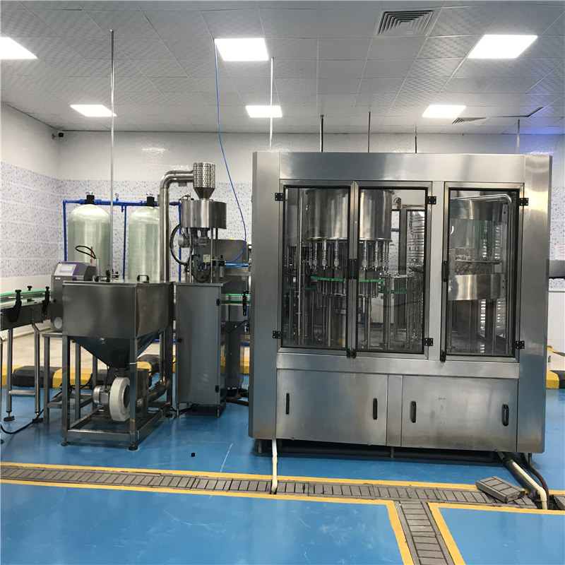 automatic plastic bottle pure water washing filling capping machine equipment &non-carbonated filling machine