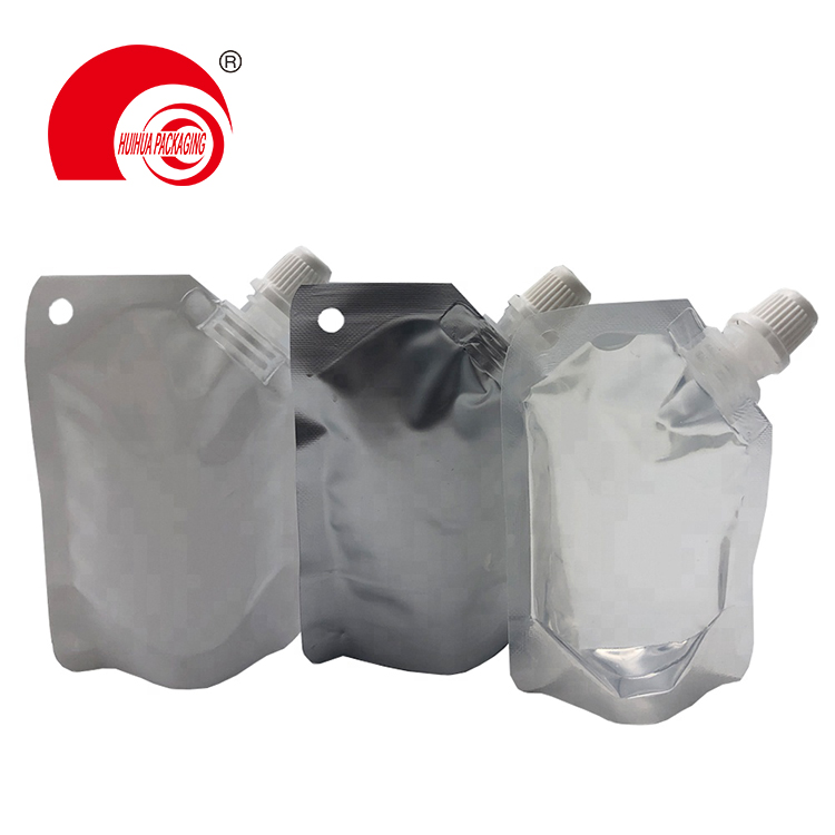 Aluminum Foil High Barrier Vacuum Plastic Bag Spout Pouch for Household Chemical Packaging