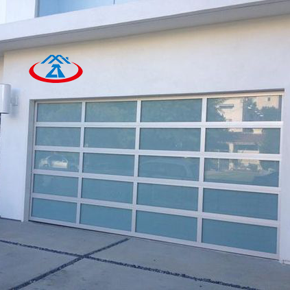 9x8 Hight quality insulated glass sectional garage door