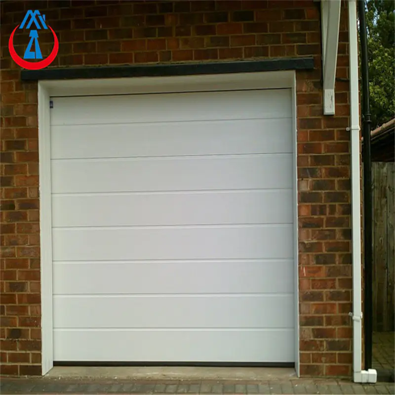 9*8 Feet White Color Aluminum Panels Residential Garage Door