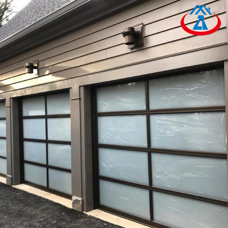 Hight Quality Insulated Glass Sectional Garage Door Security Doors