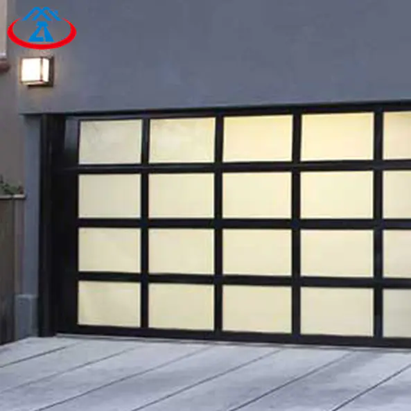 Aluminium Glass Garage door for Home
