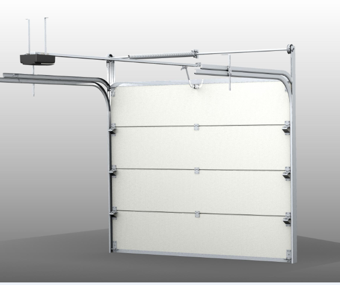 9W*7HExcellent Quality Vertical Insulated Aluminum Overhead Sectional Garage Door With Motor